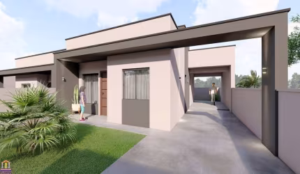 Ótimas Casas em Lançamento no Jardim Itália em Contenda com 62,80m² 02 quartos com opção para o terceiro