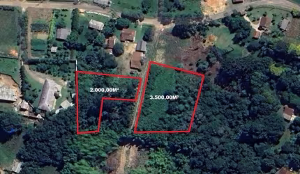 ÁREAS DE TERRENO RURAL À PARTIR 1.000,00M² POR R$ 100.000,00 A 9 KM DO CENTRO DE ARAUCÁRIA E A 800METROS DO ASFALTO