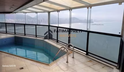 LINDO APARTAMENTO NA PRAIA DAS ASTÚRIAS COM PISCINA NA SACADA