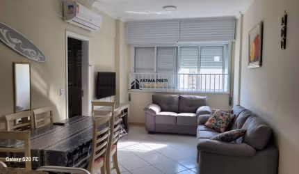 Apartamento para Venda em Guarujá, Pitangueiras, 2 dormitórios, 2 banheiros, 1 vaga