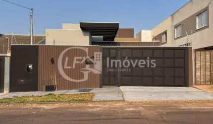 Casa à venda na Vila Vilas Boas em Campo Grande-MS: 3 quartos, 3 suítes, 3 salas, 2 banheiros, 4 vagas de garagem, 180m².