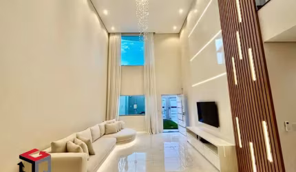 Sobrado mobiliado com layout diferenciado, 4 suites, energia solar WEG, piscina e 4 vagas de garagem.