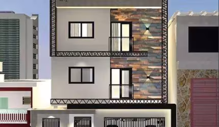 Cobertura- 114m², Bairro Progresso em Santo André - SP