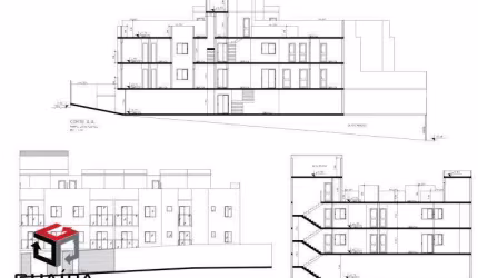 Apartamento de 54,10m² no Bairro Paraíso em Santo André - SP