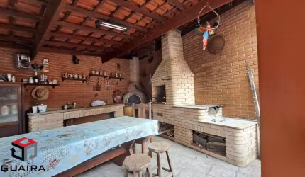 Casa Assobradada de 270 m² - com 2 moradias, Jardim Santo Antônio - Santo André.