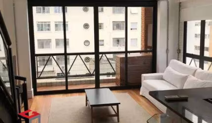 Loft Mobiliado no Jardins com 75 m2.