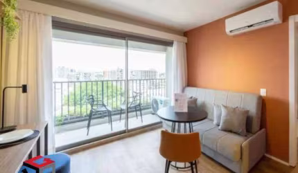 Apartamento Mobiliado em Indianópolis com 43m²