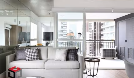 Apartamento para aluguel 1 quarto 1 suíte 1 vaga Cidade Monções - São Paulo - SP