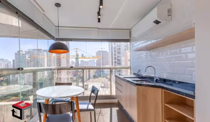 Apartamento Mobiliado 1 Dormitório no Brooklin 50m2