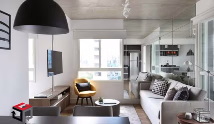 Apartamento para aluguel 1 quarto 1 suíte 1 vaga Cidade Monções - São Paulo - SP
