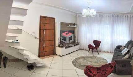Sobrado à venda 3 quartos 1 suíte 2 vagas Alzira - Santo André - SP