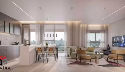 Apartamento Vila Mariana, metrô Santa Cruz, 73 m², 2 quartos, 1 suíte, varanda gourmet, cozinha americana, sala, lavanderia, 1 vaga e lazer completo.