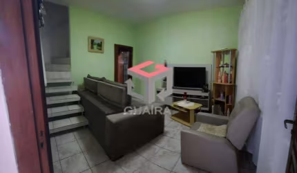 Casa Assobradada à venda, ESTUDA PERMUTA DE APTO - 3 quartos, 2 vagas, com 174m² de terreno - Palmares - Santo André/SP