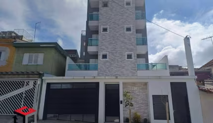 Cobertura sem condomínio com elevador na vila Alzira 02 quartos 1 com suíte e 1 vaga