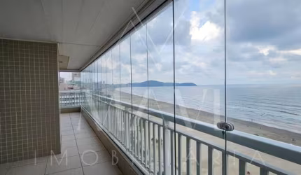 Apartamento 4 Dormitórios com vista mar para locação  Alto Padrão em Aviação, Praia Grande/SP