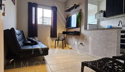 Apartamento 01 Dormitório para locação mobiliado em Aviação, Praia Grande/SP