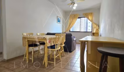 Apartamento 1 dormitório vista mar em Aviação, Praia Grande/SP