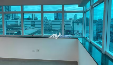 Sala para alugar, 143 m² por R$ 5.500,00/mês - Aparecida - Santos/SP
