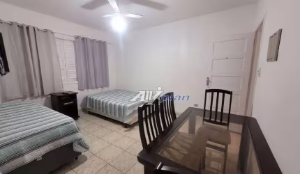 Apartamento com 1 dormitório para alugar por R$ 2.500/mês - Gonzaga - Santos/SP