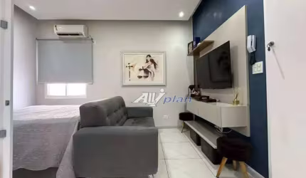 Kitnet com 1 dormitório à venda, 29 m² por R$ 330.000 - Gonzaga - Santos/SP