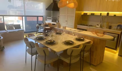 Santo André- Apartamento na planta 3 Dormitórios Suíte Lavabo 2 Vagas e Deposito