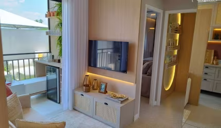 Indaiatuba - Apartamento na Planta 2 Quartos Lazer e Vaga: Minha Casa Minha Vida