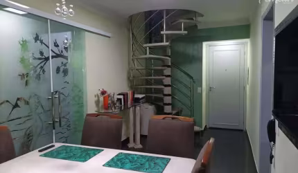 Santo André - Casa Branca: Cobertura Dúplex à Venda com 2 Dorms Suíte e Gourmet