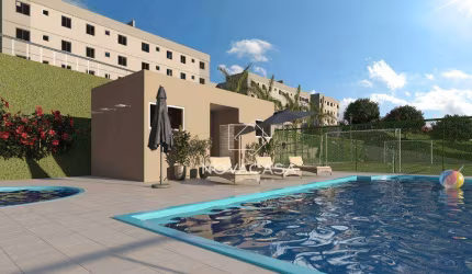 Apartamento Garden com 2 dormitórios à venda, 43 m² por R$ 206.247 - Felixlândia Justinópolis - Ribeirão das Neves/MG