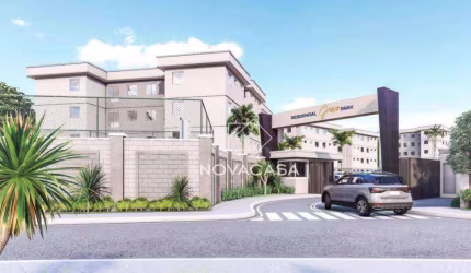 Apartamento Garden com 2 dormitórios à venda, 66 m² por R$ 253.000 - Centro - Lagoa Santa/MG