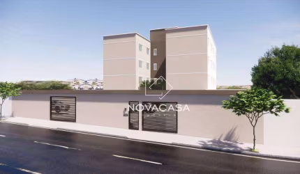 Apartamento com 2 dormitórios à venda, 45 m² por R$ 189.000 - Porto Seguro - Ribeirão das Neves/MG