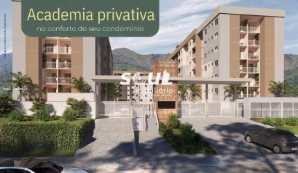 Apartamento para Venda em Petrópolis, Nogueira, 2 dormitórios, 1 suíte, 1 banheiro, 1 vaga