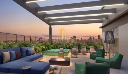 Condomínio Helbor Open Mind na Chácara Santo Antônio, Apartamento Duplex Garden de 262m² com 2 suíte