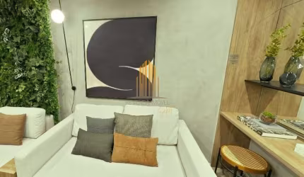 Condomínio Zip Blooklin na Vila Cordeiros, Studio Residencial de 24m² com varanda, sem vaga.