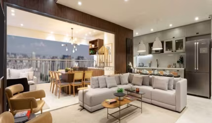 EDIFICIO MERIT SANTA CRUZ, CURSINO- APARTAMENTO DE 128m² COM 3 DORMITÓRIOS SUITES E 2 VAGAS Á VENDA