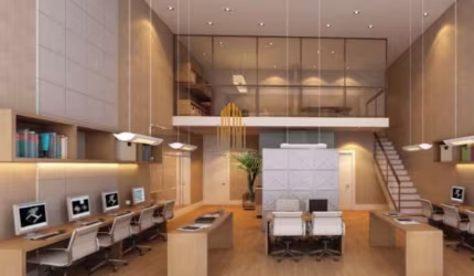EDIFÍCIO OFFICE GARDEN - SALA COMERCIAL DE 52M² COM BANHEIRO, VARANDA E VAGA.
