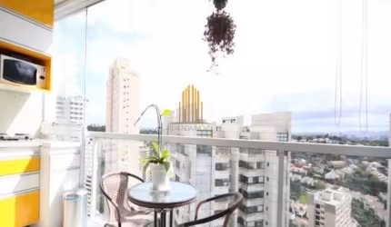 EDIFICIO VIZ PONTE ESTAIADA, REAL PARQUE- APARTAMENTO DE 35m² COM 1 DORMITÓRIO, 1 BANHEIRO, VARANDA
