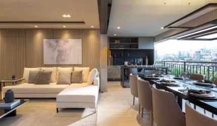 APARTAMENTO DE 156M² COM TRES DORMITORIOS, DUAS SUITES E DUAS VAGAS EM SKYLINE JOCKET BUTANTÃ.  SKYL
