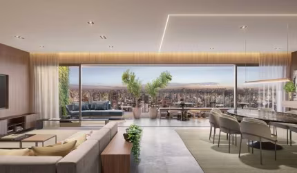 Metropolitan Vila Nova by Helbor na Vila Nova Conceição, Studio de 37m² com varanda, sem vaga.