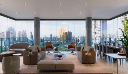 CONDOMÍNIO THE FRAME VILA NOVA CONCEIÇÃO - APARTAMENTO DE 359M² COM 4 SUÍTES, 2 SALAS, 7 BANHEIROS E
