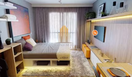 CONDOMÍNIO HELLO HIGIENÓPOLIS - STUDIO DE 30M² COM VARANDA.