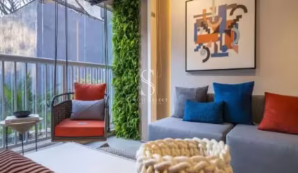 Condomínio My One Estação Japão Liberdade, Apartamento de 47m² com 1 dormitório, terraço, sem vaga