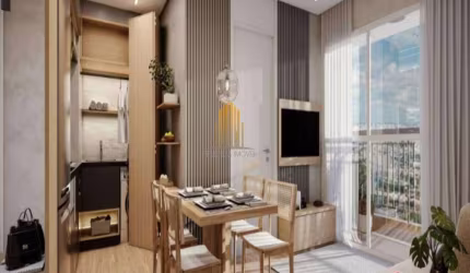 CONDOMÍNIO VILLA PERDIZES WELCONX, PINHEIROS, APARTAMENTO DE 39M² COM 1 DORMITORIO E 1 BANHEIRO