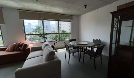 Condomínio Maxhaus Campo Belo - Apartamento de 75m² com 1 dormitorio, 1 banheiro e 1 vaga.