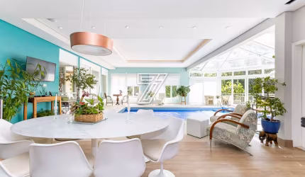 Casa em condomínio fechado com 5 quartos à venda na Rua Deputado João Ferreira Neves, 440, Vista Alegre, Curitiba, 600 m2 por R$ 5.999.000