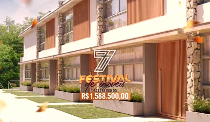 Casa em condomínio fechado com 3 quartos à venda na Rua Ângelo Domingos Durigan, 1060, Cascatinha, Curitiba, 170 m2 por R$ 1.588.500