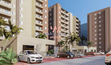 Apartamento vista mar, com 2 dormitórios à venda, 56 m² por R$ 380.000 - Indaiá - Caraguatatuba/SP