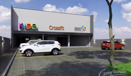 Ponto comercial para alugar na Rua Annita Gaertner, 1203, Bacacheri, Curitiba, 498 m2 por R$ 39.000