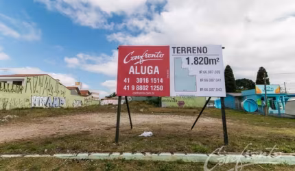 Terreno comercial para alugar na Avenida Comendador Franco, 3964, Uberaba, Curitiba por R$ 8.500