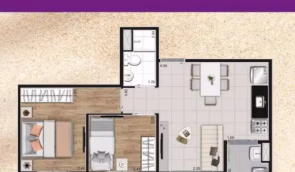 Apartamento à venda, 41 m² por R$ 359.999,95 - Vila Vermelha - São Paulo/SP