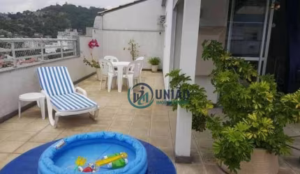 Cobertura com 4 dormitórios à venda, 197 m² por R$ 1.050.000,00 - Santa Rosa - Niterói/RJ